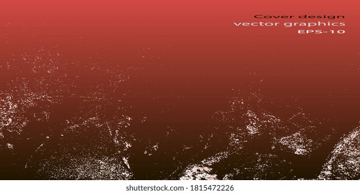 Abstract shapes. Futuristic graphics. Design background. Abstract vintage background. Creative vector background for banner and flyer. Designer decorative cover. Vector graphics. Spots and blots