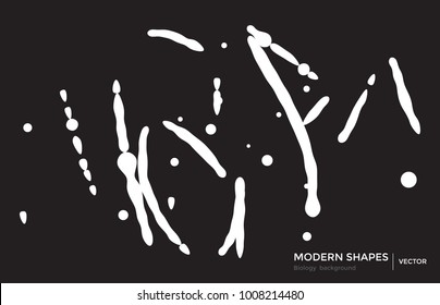 Abstract shapes geometric background. Science technology graphic design