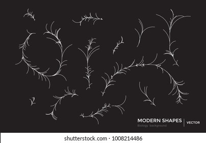 Abstract shapes geometric background. Science technology graphic design