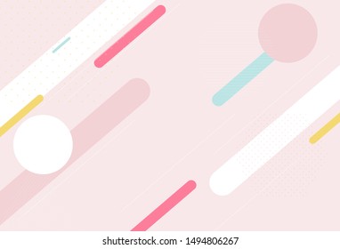 Abstract shapes geometric background. Vector Illustration EPS10