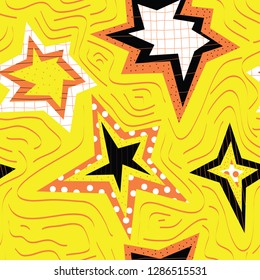 Abstract shapes geometric pattern