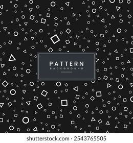 Abstract shapes graphic design background pattern. Vector illustration