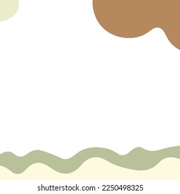 Abstract shapes, hand drawn background. Vector illustration.