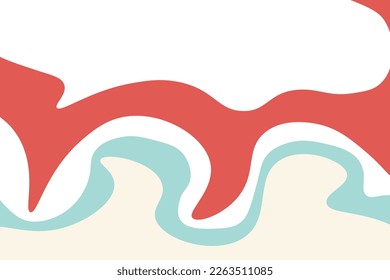 Formas abstractas, fondo dibujado a mano. Ilustración vectorial.
