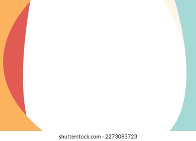 Formas abstractas, fondo dibujado a mano. Ilustración vectorial.