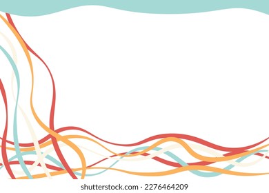 Abstract shapes, hand drawn background. Vector illustration.