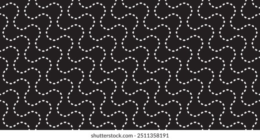Abstract shapes illustration background. Seamless pattern.Vector. 