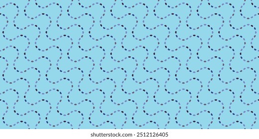 Abstract shapes illustration background. Seamless pattern.Vector. 