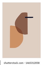 Ilustración de formas abstractas. Formularios de moda Imprimir.