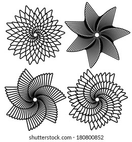 Abstract shapes illustration vector