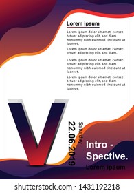 Abstract shapes layout, background, banner template