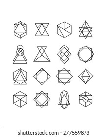 Abstract shapes linear