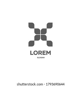 Abstract shapes logo design vector, abstract logo design, concept idea logo design 