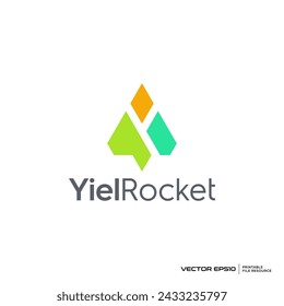 Abstract shapes logo vector illustration
