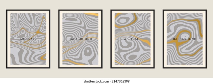 Abstract shapes minimal background vector set. Trendy style cover design for social media posts and stories, cover, web, invitation, and print.
