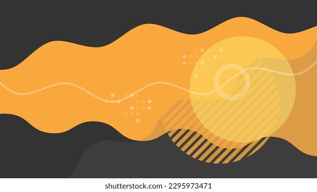 Abstrakte Formen Moderner Hintergrund. Dynamische geometrische Formen Kompositionen. Flatsch und sauber. Gilt für alle Grafiken.