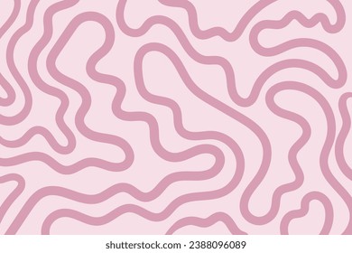 Abstract shapes modern pattern design. Primitive Lines Seamless Rotatable Background Pattern