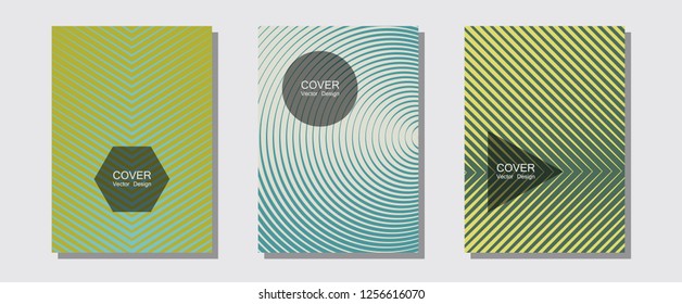 Abstract shapes of multiple lines halftone patterns. Elegant patchy mockups. Halftone lines music poster background. Minimalist geometry. Cool abstract shapes gradient texture backgrounds.