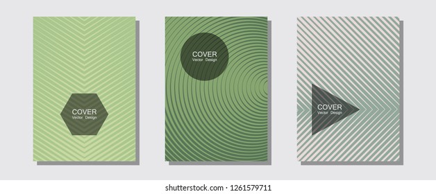 Abstract shapes of multiple lines halftone patterns. Minimal booklets. Halftone lines music poster background. Vibrant tech mockups. Cool abstract shapes gradient texture backgrounds.