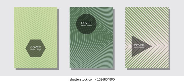 Abstract shapes of multiple lines halftone patterns. Vivid mockups samples. Halftone lines music poster background. Futuristic style. Cool abstract shapes gradient texture backgrounds.