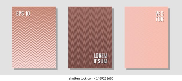Abstract shapes of multiple lines halftone patterns. Scientific style mix. Zigzag halftone lines wave stripes backdrops. Digital collection. Cool abstract shapes gradient texture backgrounds.