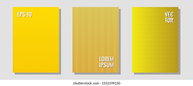 Abstract shapes of multiple lines halftone patterns. 2d grid composition. Zigzag halftone lines wave stripes backdrops. Digital collection. Cool abstract shapes gradient texture backgrounds.