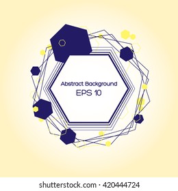 Abstract shapes and objects. Vector illustration