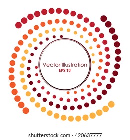 Abstract shapes and objects. Vector illustration