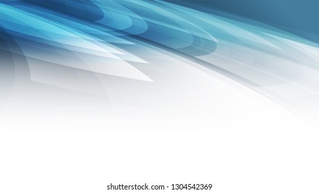 Abstract shapes on blue background. Eps10 vector