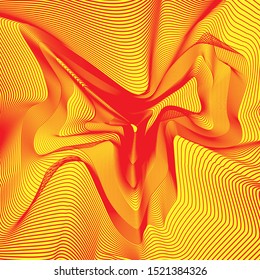 Abstract shapes on color background. Vector design illustration