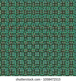 Abstract shapes on colorful background, pattern