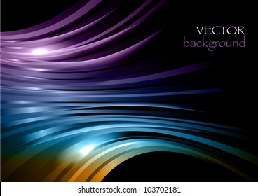 abstract shapes on the dark background