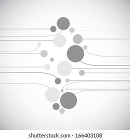  Abstract shapes on the gray background