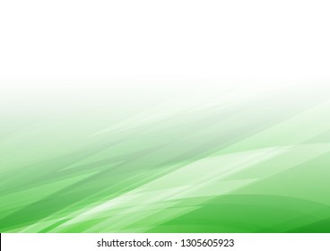 Abstract shapes on green background. EPS10 Vector