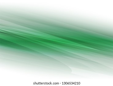 Abstract shapes on green background. Vector illustration