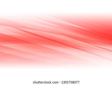 Abstract shapes on red background. Vector illustration