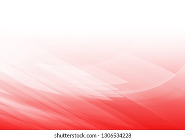Abstract shapes on red background. EPS10 Vector
