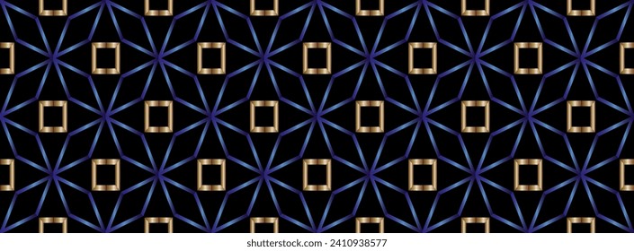Abstract shapes ornamental geometric motif basic pattern continuous background. Traditional stylish geo texture. 