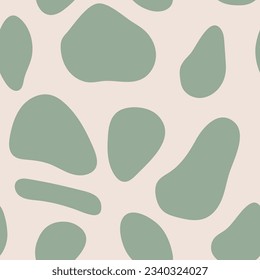 Abstract shapes pastel seamless pattern