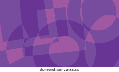Abstract Shapes Picture. Contemporary Modern Trendy Vector Illustration.  Geometric Bauhaus Design. Wall Art Abstract Background. Perfect for web banner, presentation, print, pattern, template
