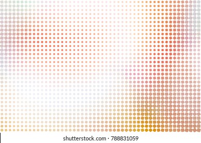 Abstract shapes pixel style, artistic for graphic design, catalog, textile or texture printing & background. Vector artwork.