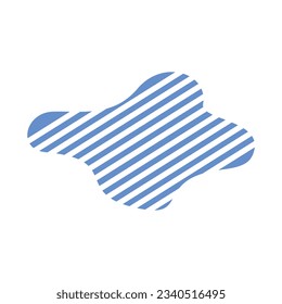 Abstract shapes recolorable vector element