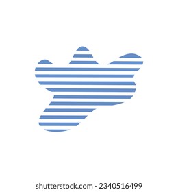 Abstract shapes recolorable vector element