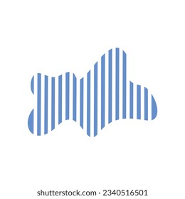 Abstract shapes recolorable vector element