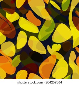 abstract shapes with rounded corners seamless background vector