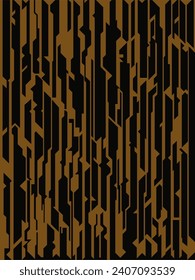 Resumen de formas alfombra, Diseño con textura. Fondo negro.
