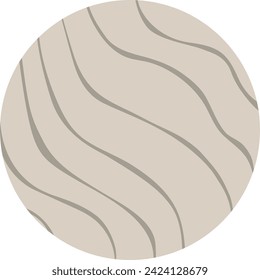 Abstract shapes rug, Design pattern with texture.