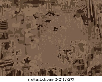 Abstract shapes rug, Design pattern with texture.
