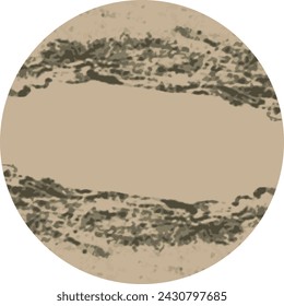 Abstract shapes rug, Design pattern with texture. Circle Shape.