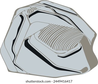 Abstract shapes rug, Design pattern with texture.